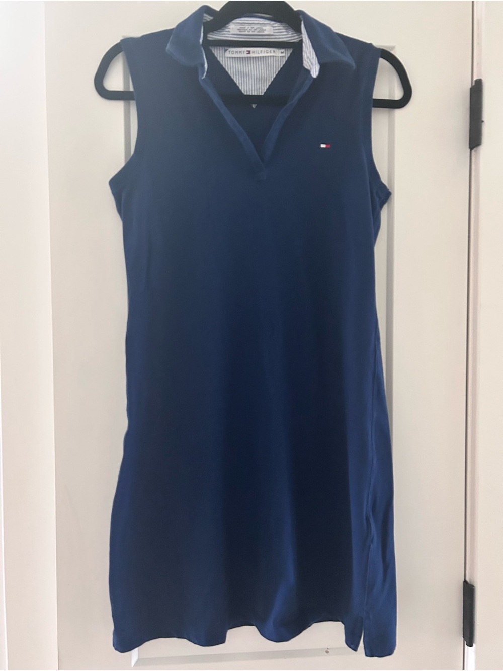 Tommy Hilfiger vintage Navy Sleeveless Polo Dress medium